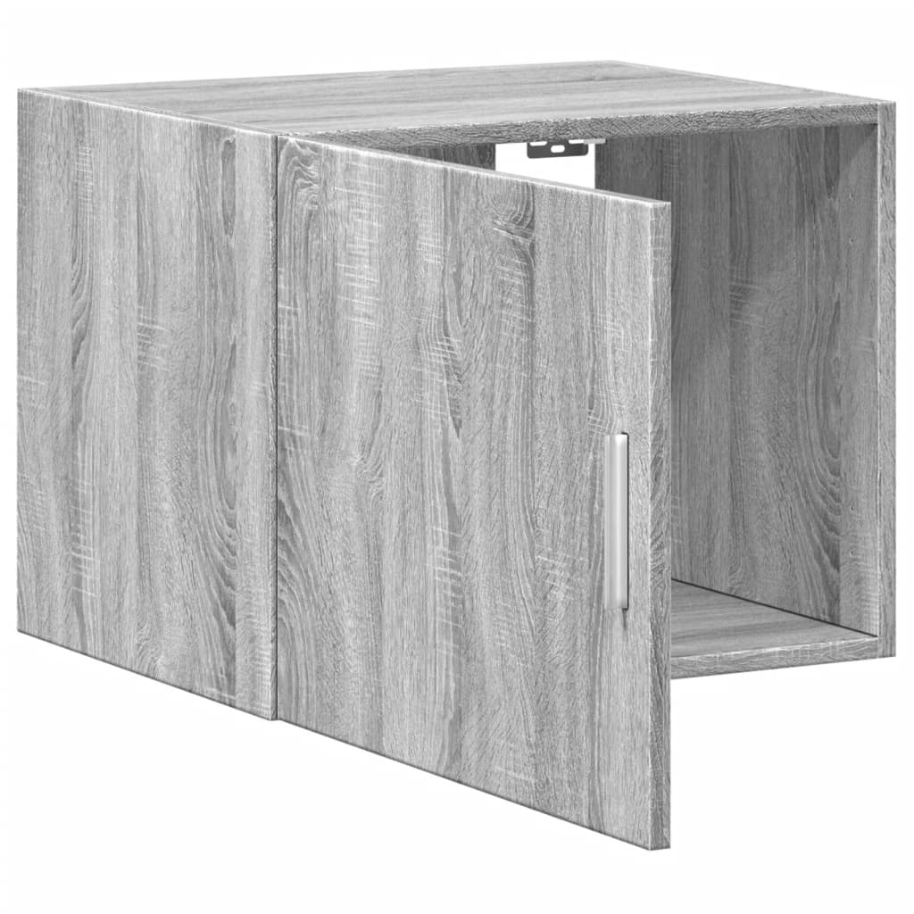 Wandkast 50x42,5x40 cm bewerkt hout grijs sonoma is nu te koop bij PeponiXL, paradijselijk wonen!