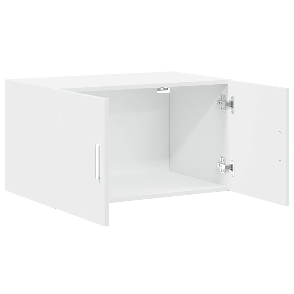 Wandkast 70x42,5x40 cm bewerkt hout wit is nu te koop bij PeponiXL, paradijselijk wonen!