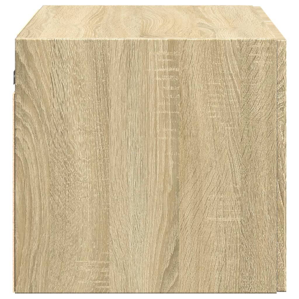 Wandkast 70x42,5x40 cm bewerkt hout sonoma eikenkleurig is nu te koop bij PeponiXL, paradijselijk wonen!