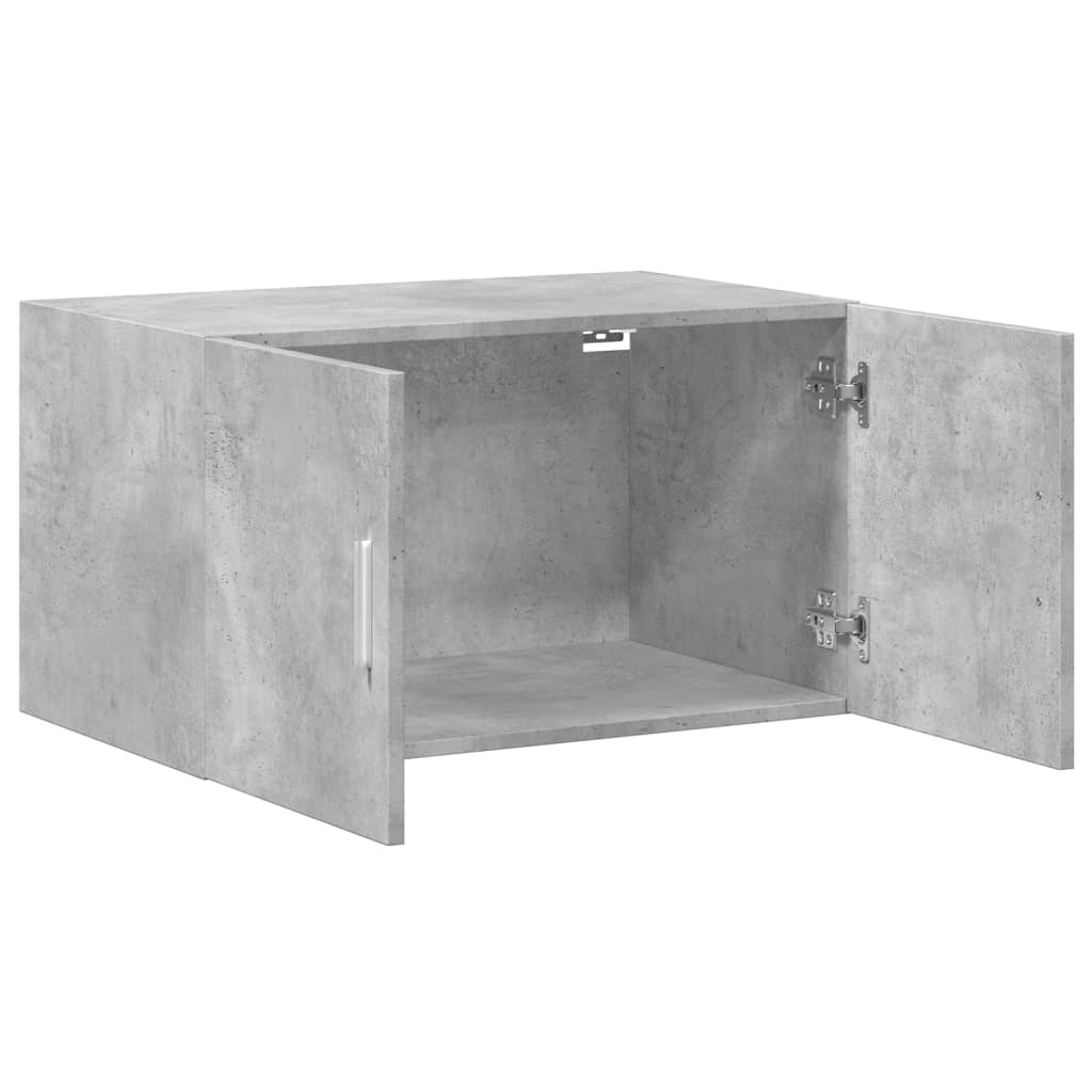 Wandkast 70x42,5x40 cm bewerkt hout betongrijs is nu te koop bij PeponiXL, paradijselijk wonen!