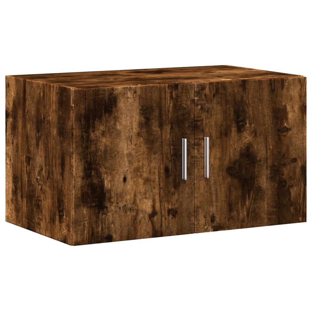 Wandkast 70x42,5x40 cm bewerkt hout gerookt eikenkleurig is nu te koop bij PeponiXL, paradijselijk wonen!