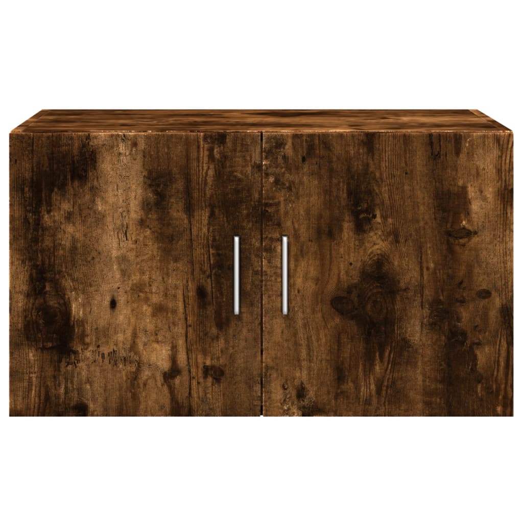 Wandkast 70x42,5x40 cm bewerkt hout gerookt eikenkleurig is nu te koop bij PeponiXL, paradijselijk wonen!