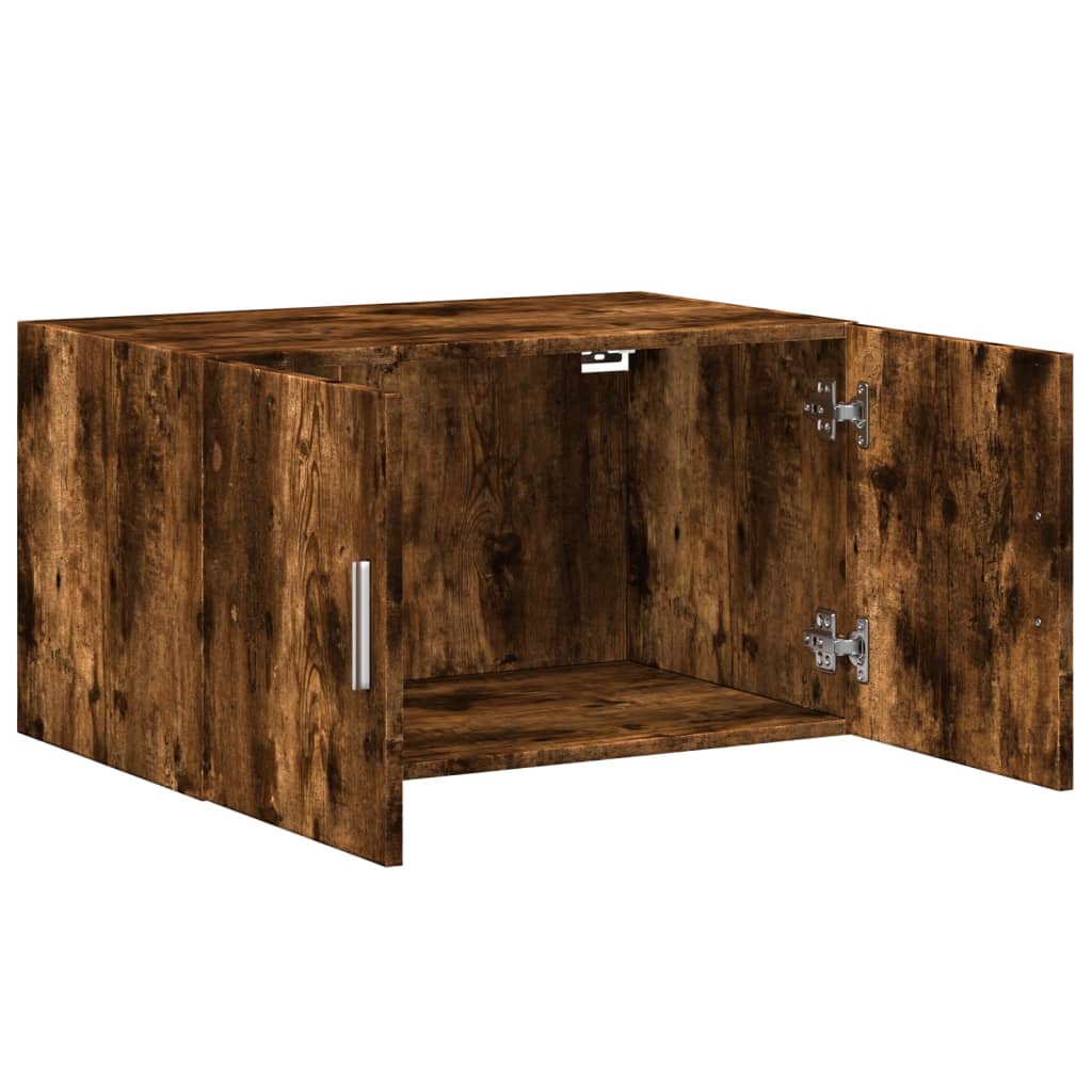 Wandkast 70x42,5x40 cm bewerkt hout gerookt eikenkleurig is nu te koop bij PeponiXL, paradijselijk wonen!