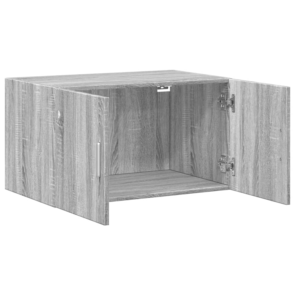 Wandkast 70x42,5x40 cm bewerkt hout grijs sonoma is nu te koop bij PeponiXL, paradijselijk wonen!