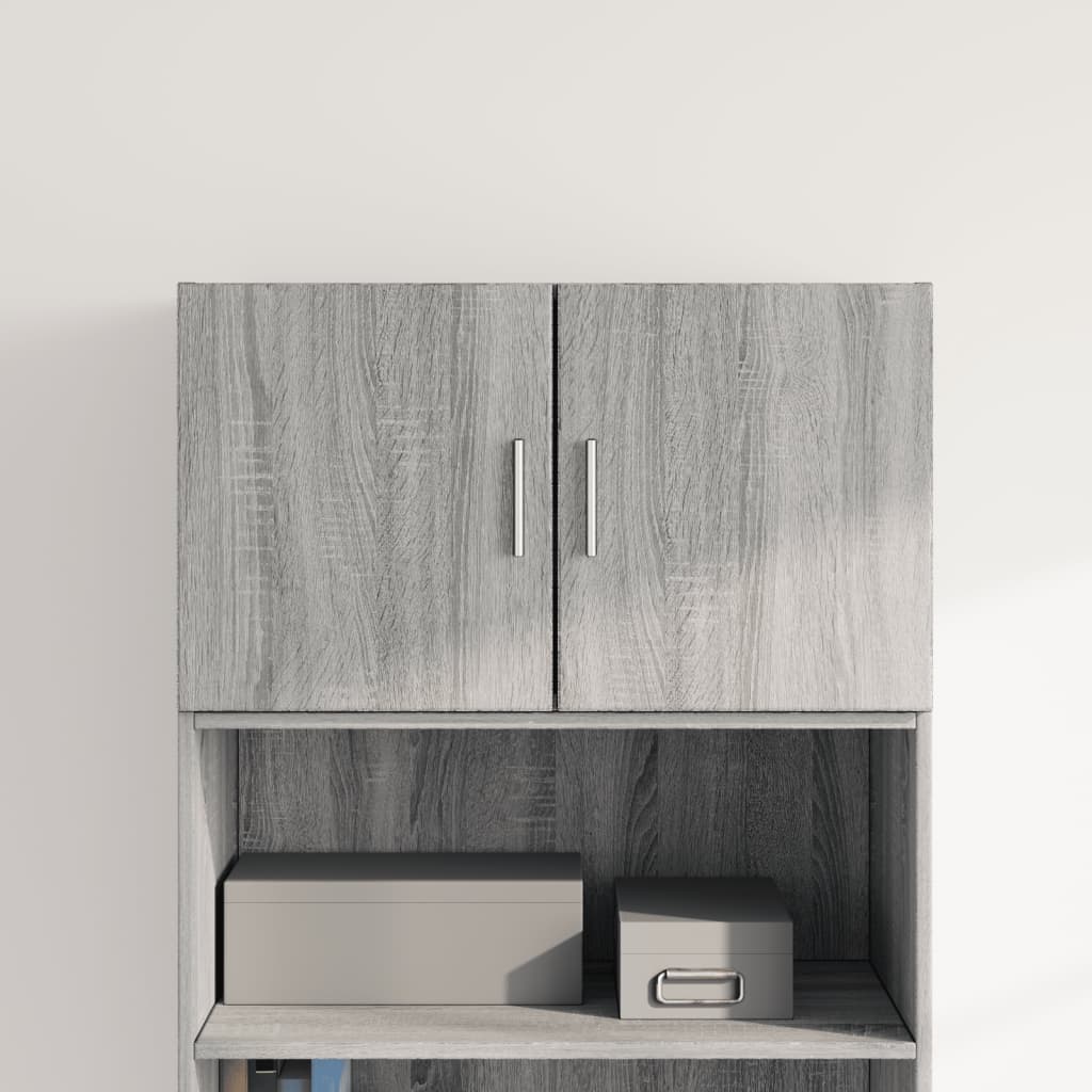 Wandkast 70x42,5x40 cm bewerkt hout grijs sonoma is nu te koop bij PeponiXL, paradijselijk wonen!