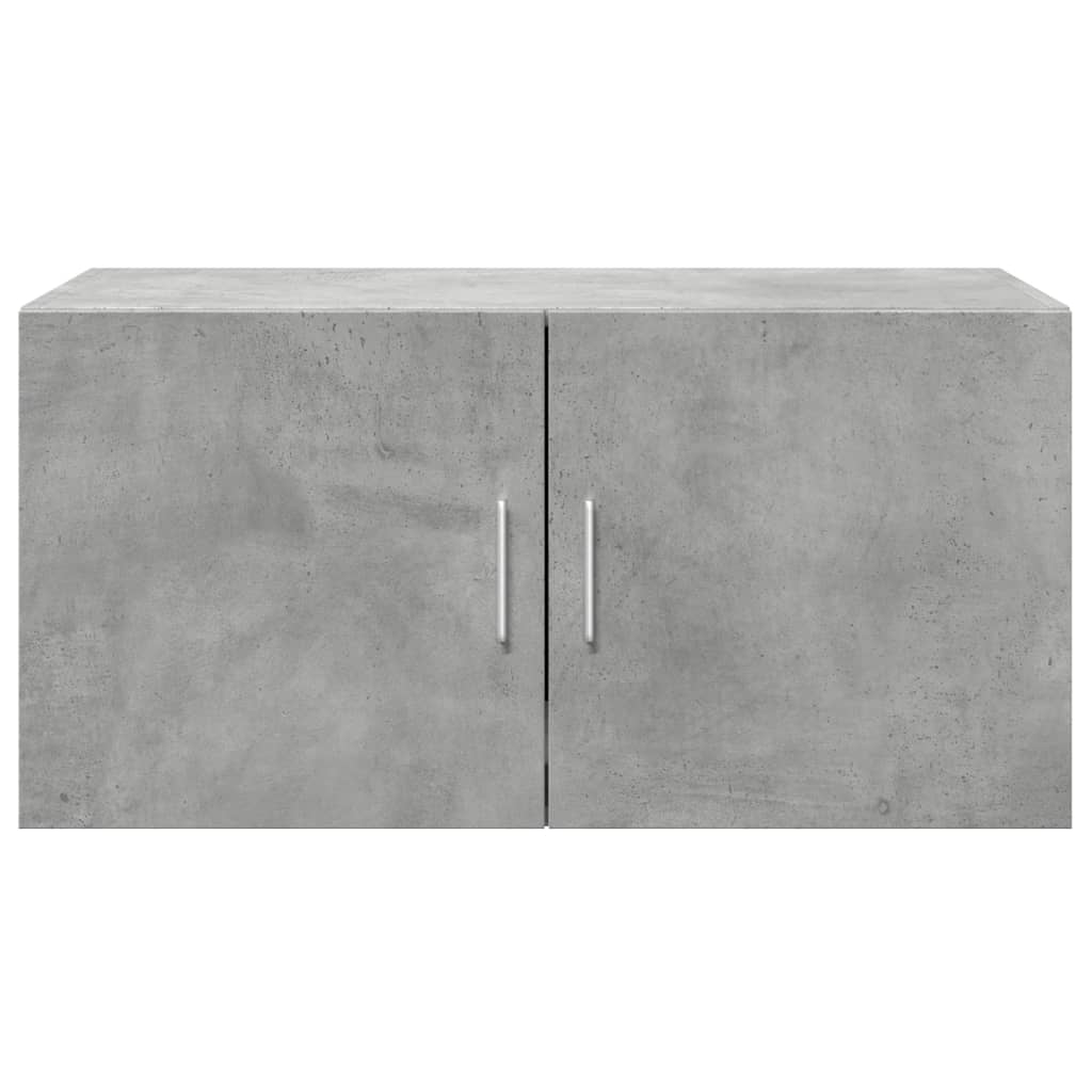 Wandkast 80x42,5x40 cm bewerkt hout betongrijs is nu te koop bij PeponiXL, paradijselijk wonen!