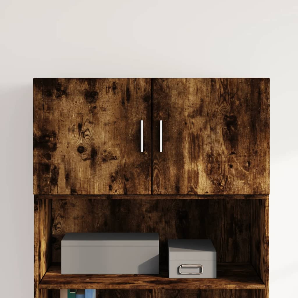 Wandkast 80x42,5x40 cm bewerkt hout gerookt eikenkleurig is nu te koop bij PeponiXL, paradijselijk wonen!