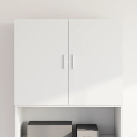 Wandkast 80x42,5x64 cm bewerkt hout wit is nu te koop bij PeponiXL, paradijselijk wonen!