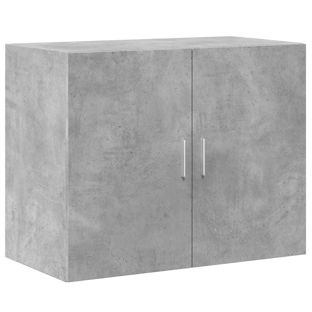 Wandkast 80x42,5x64 cm bewerkt hout betongrijs is nu te koop bij PeponiXL, paradijselijk wonen!