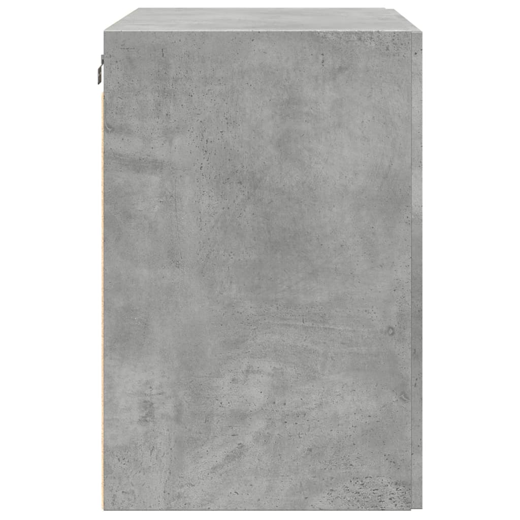 Wandkast 80x42,5x64 cm bewerkt hout betongrijs is nu te koop bij PeponiXL, paradijselijk wonen!