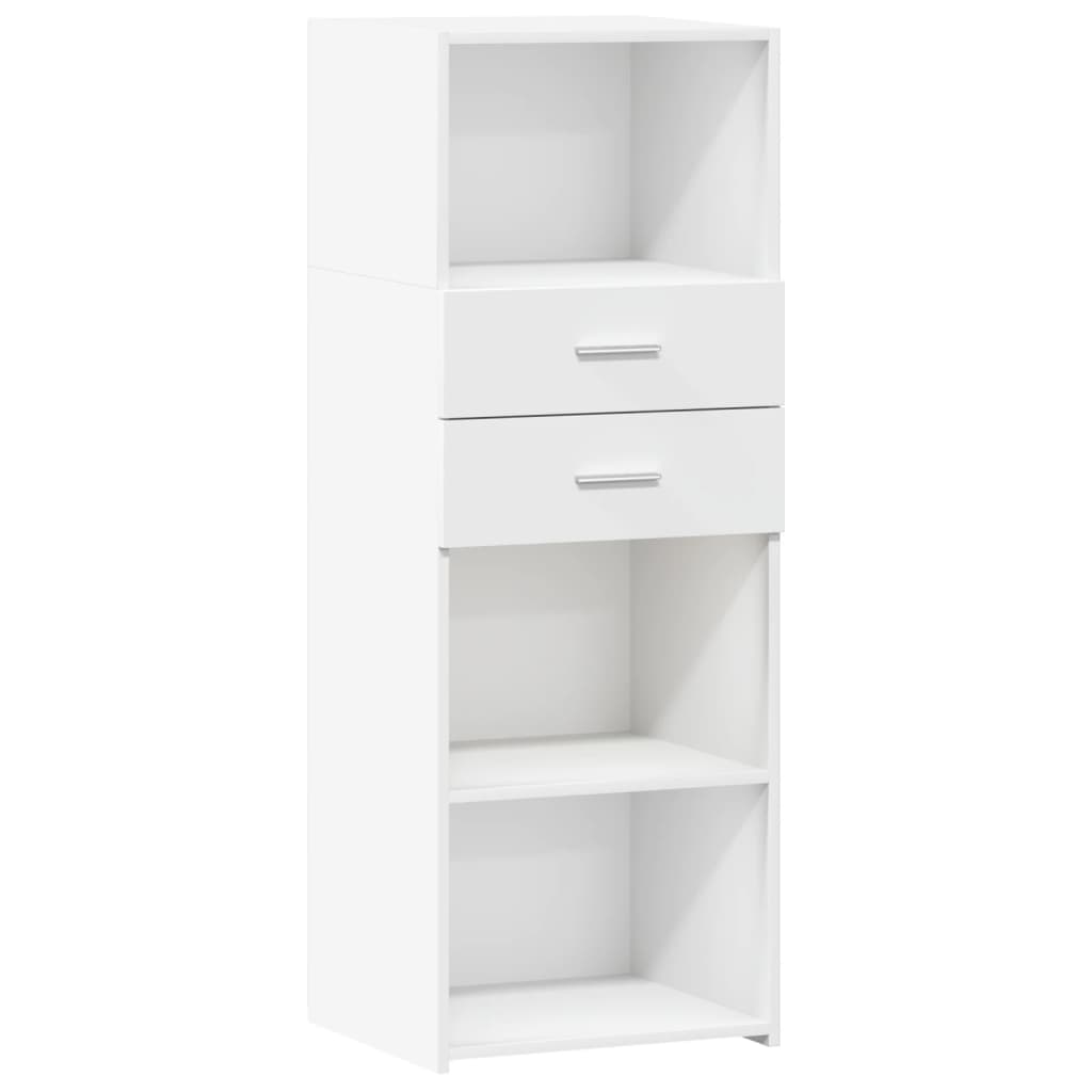 Hoge kast 45x42,5x124 cm bewerkt hout wit is nu te koop bij PeponiXL, paradijselijk wonen!