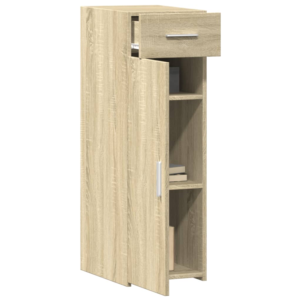 Dressoir 30x42,5x93 cm bewerkt hout sonoma eikenkleurig is nu te koop bij PeponiXL, paradijselijk wonen!