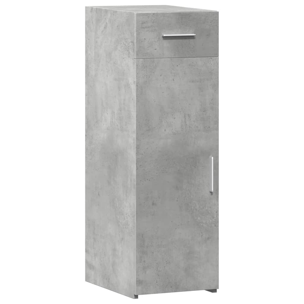 Dressoir 30x42,5x93 cm bewerkt hout betongrijs is nu te koop bij PeponiXL, paradijselijk wonen!