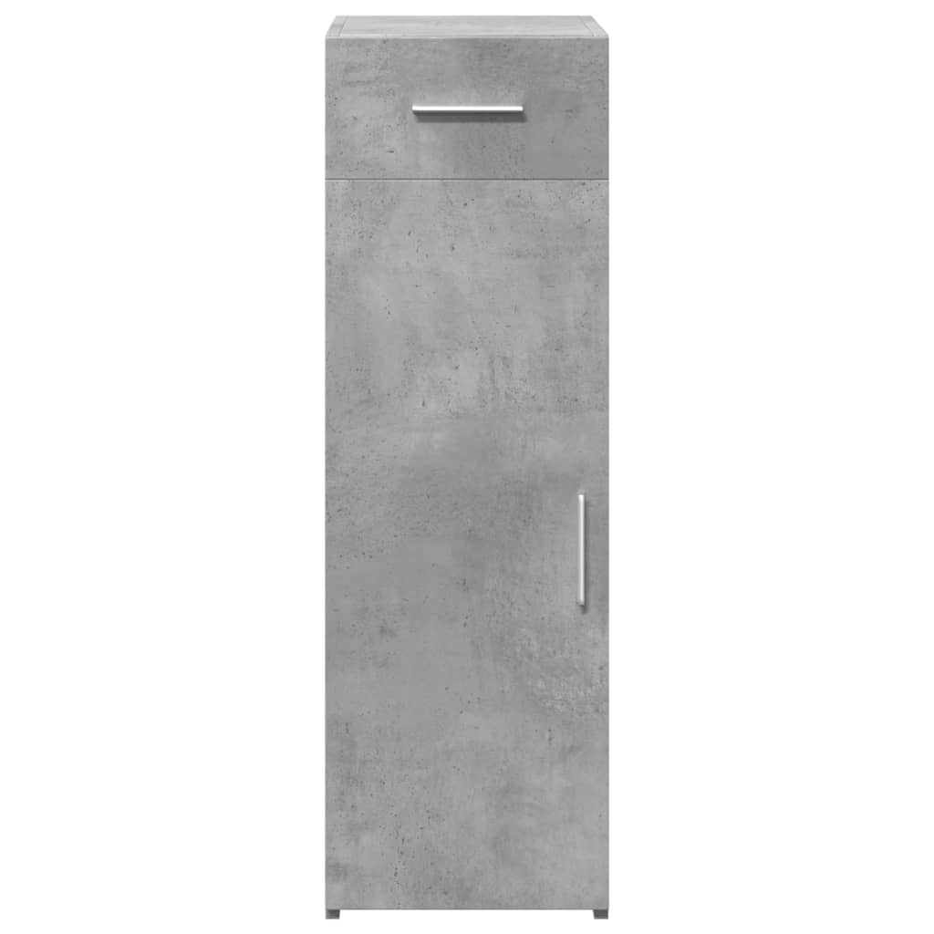 Dressoir 30x42,5x93 cm bewerkt hout betongrijs is nu te koop bij PeponiXL, paradijselijk wonen!