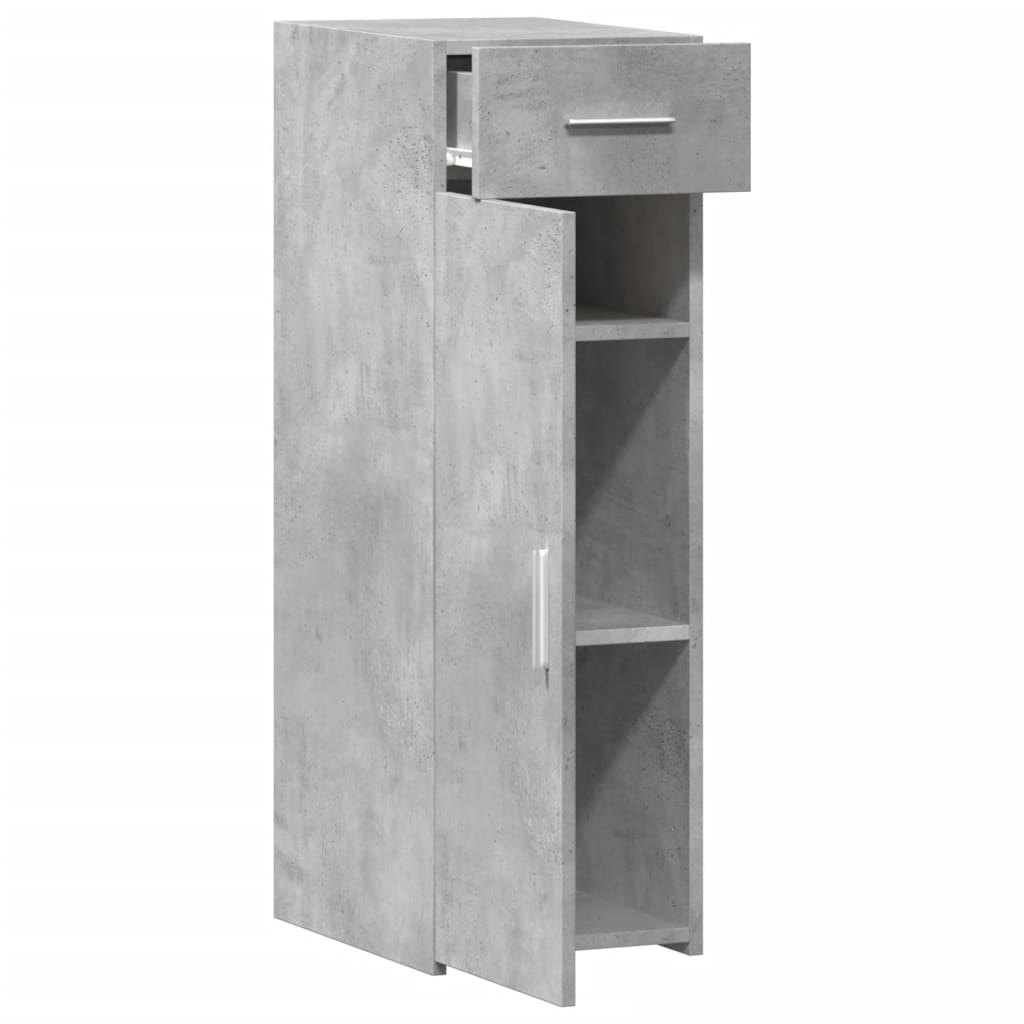 Dressoir 30x42,5x93 cm bewerkt hout betongrijs is nu te koop bij PeponiXL, paradijselijk wonen!