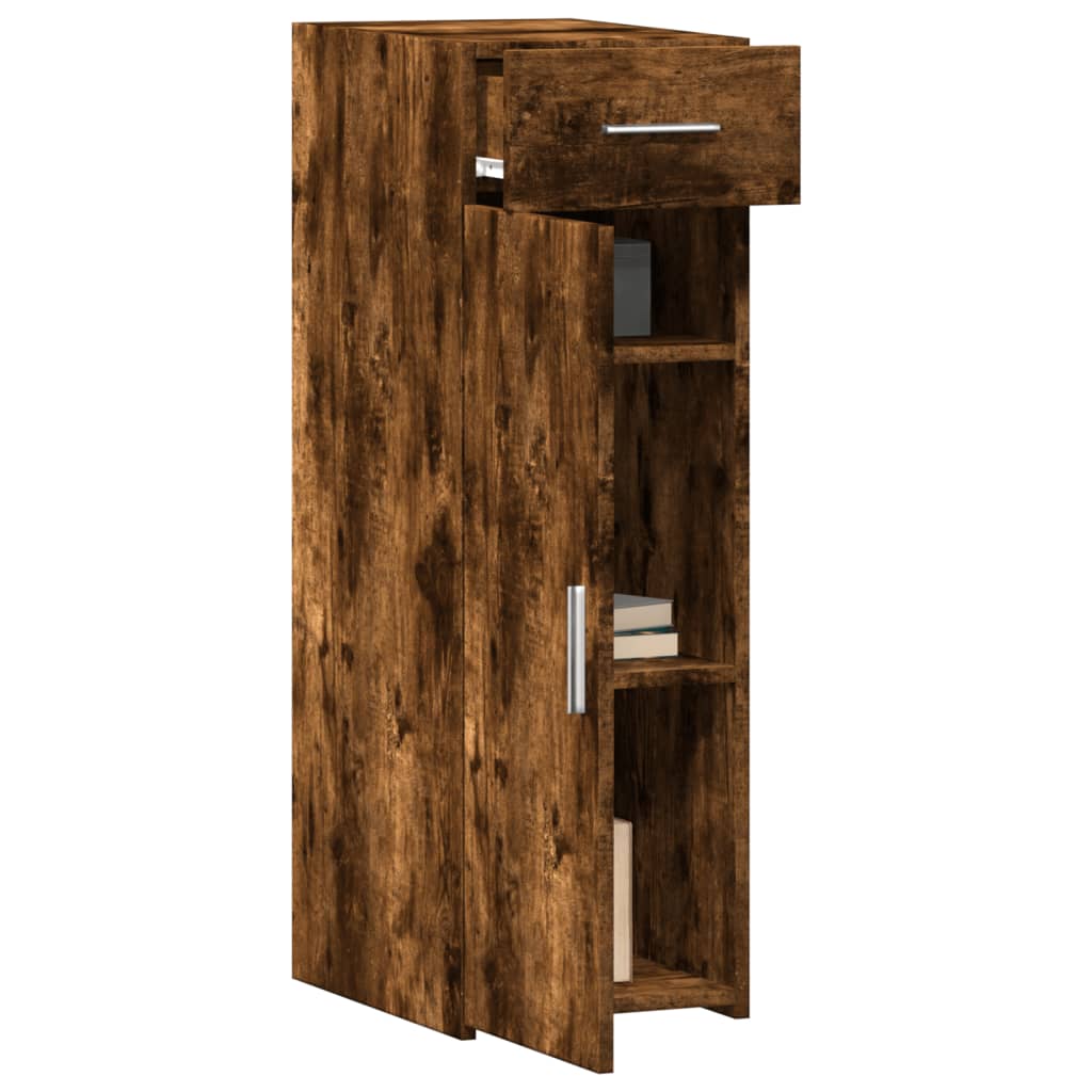 Dressoir 30x42,5x93 cm bewerkt hout gerookt eikenkleurig is nu te koop bij PeponiXL, paradijselijk wonen!
