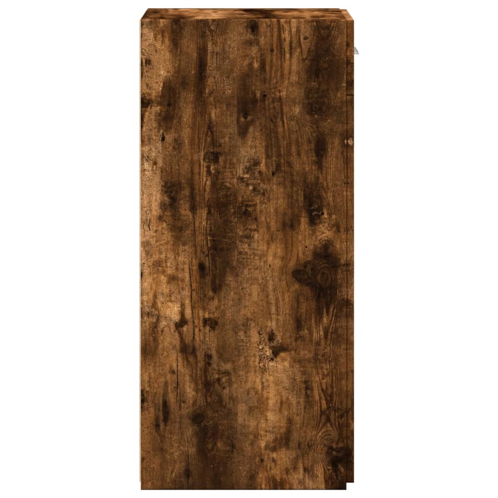Dressoir 30x42,5x93 cm bewerkt hout gerookt eikenkleurig is nu te koop bij PeponiXL, paradijselijk wonen!