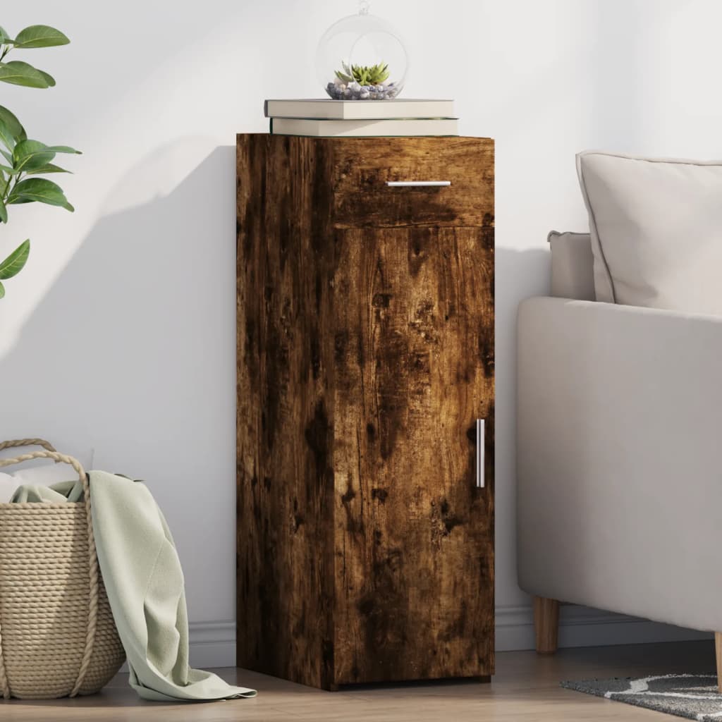 Dressoir 30x42,5x93 cm bewerkt hout gerookt eikenkleurig is nu te koop bij PeponiXL, paradijselijk wonen!