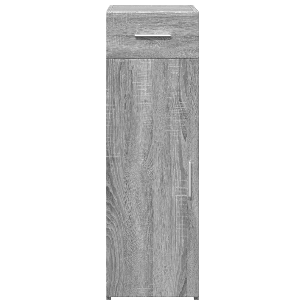 Dressoir 30x42,5x93 cm bewerkt hout grijs sonoma eikenkleurig is nu te koop bij PeponiXL, paradijselijk wonen!