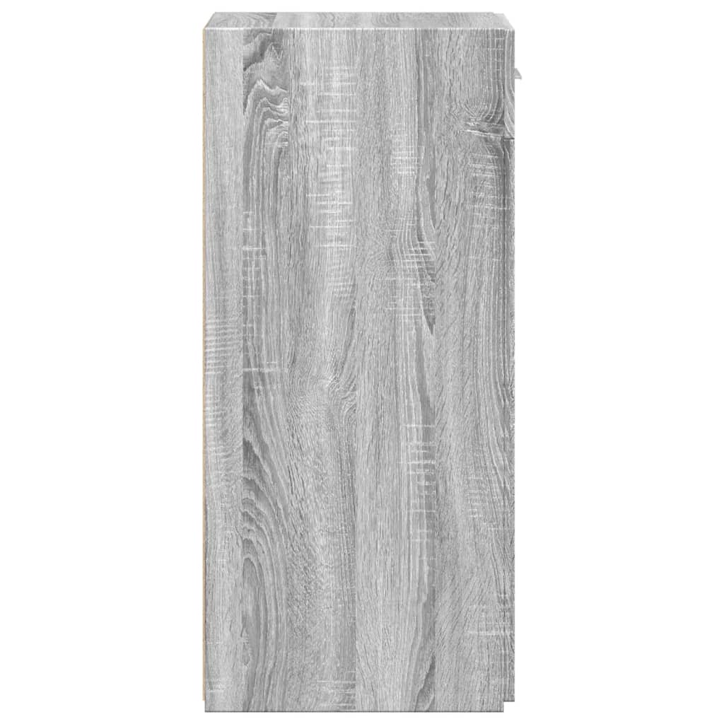 Dressoir 30x42,5x93 cm bewerkt hout grijs sonoma eikenkleurig is nu te koop bij PeponiXL, paradijselijk wonen!