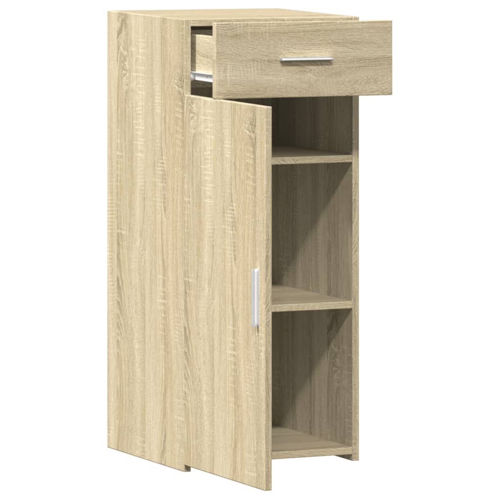Dressoir 40x42,5x93 cm bewerkt hout sonoma eikenkleurig is nu te koop bij PeponiXL, paradijselijk wonen!