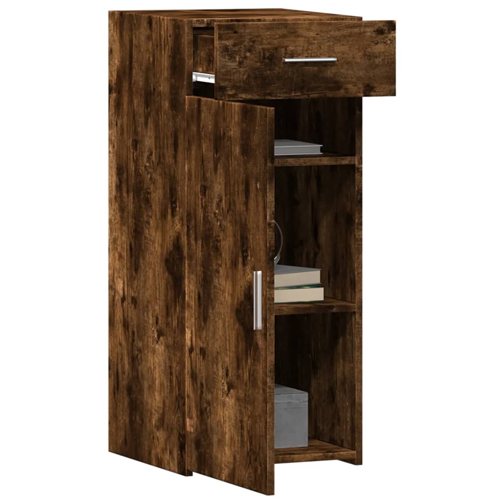 Dressoir 40x42,5x93 cm bewerkt hout gerookt eikenkleurig is nu te koop bij PeponiXL, paradijselijk wonen!