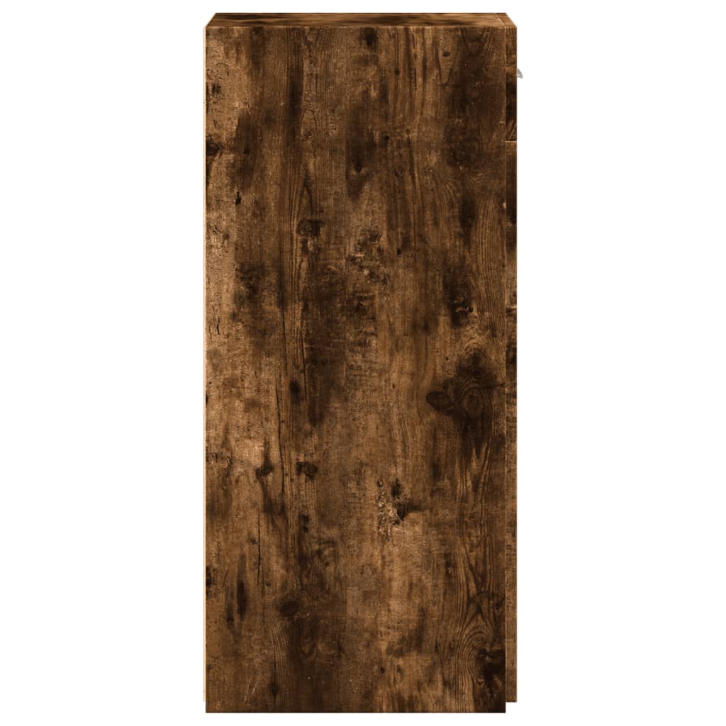 Dressoir 40x42,5x93 cm bewerkt hout gerookt eikenkleurig is nu te koop bij PeponiXL, paradijselijk wonen!