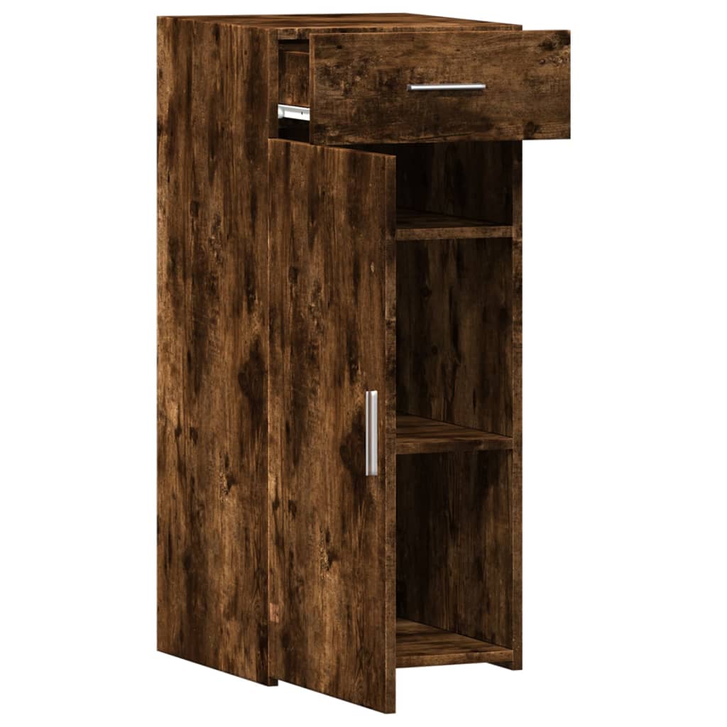 Dressoir 40x42,5x93 cm bewerkt hout gerookt eikenkleurig is nu te koop bij PeponiXL, paradijselijk wonen!