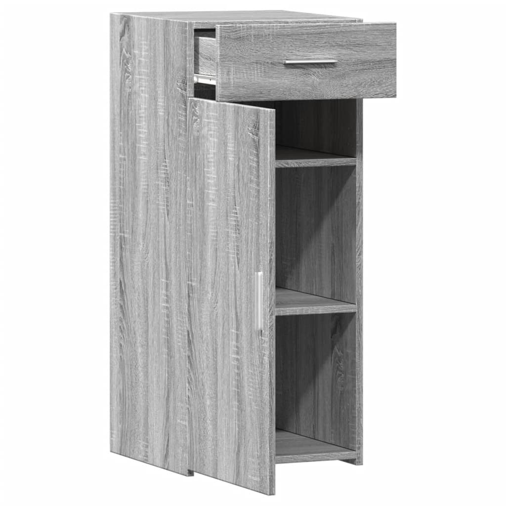 Dressoir 40x42,5x93 cm bewerkt hout grijs sonoma eikenkleur is nu te koop bij PeponiXL, paradijselijk wonen!