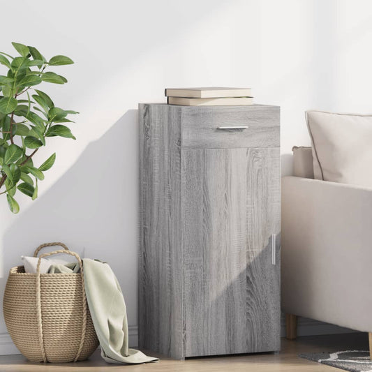 Dressoir 40x42,5x93 cm bewerkt hout grijs sonoma eikenkleur is nu te koop bij PeponiXL, paradijselijk wonen!