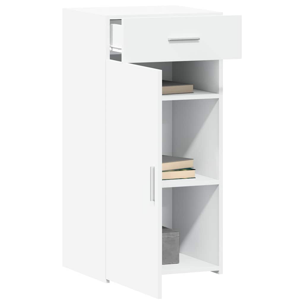 Dressoir 45x42,5x93 cm bewerkt hout wit is nu te koop bij PeponiXL, paradijselijk wonen!