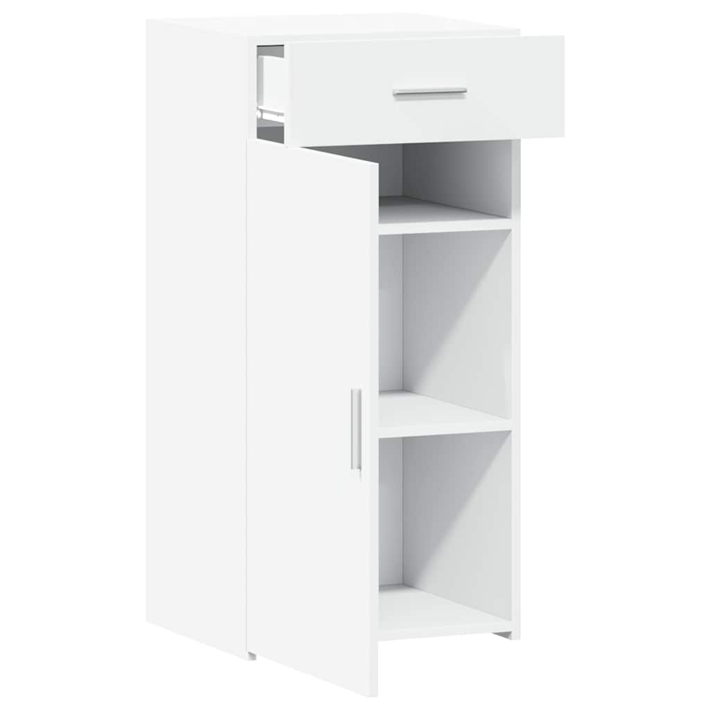 Dressoir 45x42,5x93 cm bewerkt hout wit is nu te koop bij PeponiXL, paradijselijk wonen!