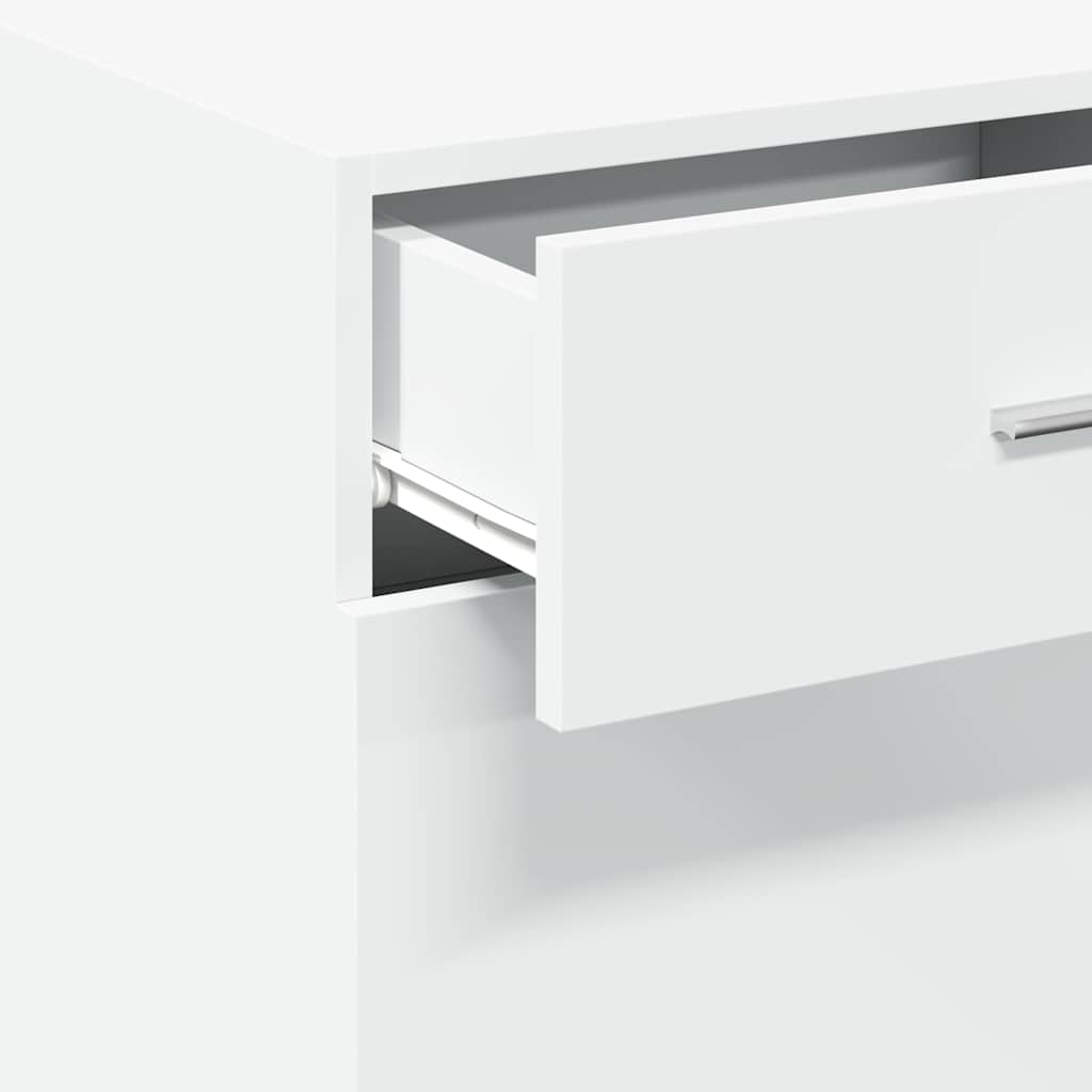Dressoir 45x42,5x93 cm bewerkt hout wit is nu te koop bij PeponiXL, paradijselijk wonen!
