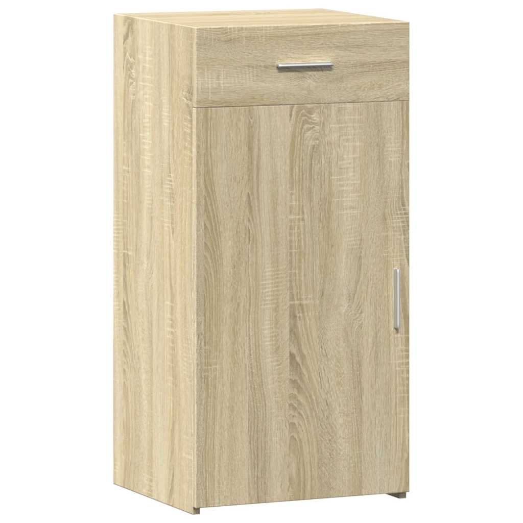 Dressoir 45x42,5x93 cm bewerkt hout sonoma eikenkleurig is nu te koop bij PeponiXL, paradijselijk wonen!