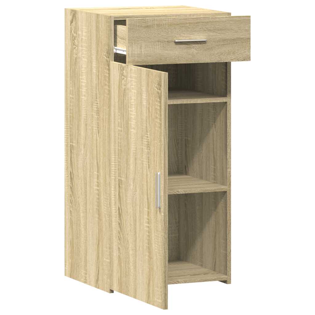 Dressoir 45x42,5x93 cm bewerkt hout sonoma eikenkleurig is nu te koop bij PeponiXL, paradijselijk wonen!