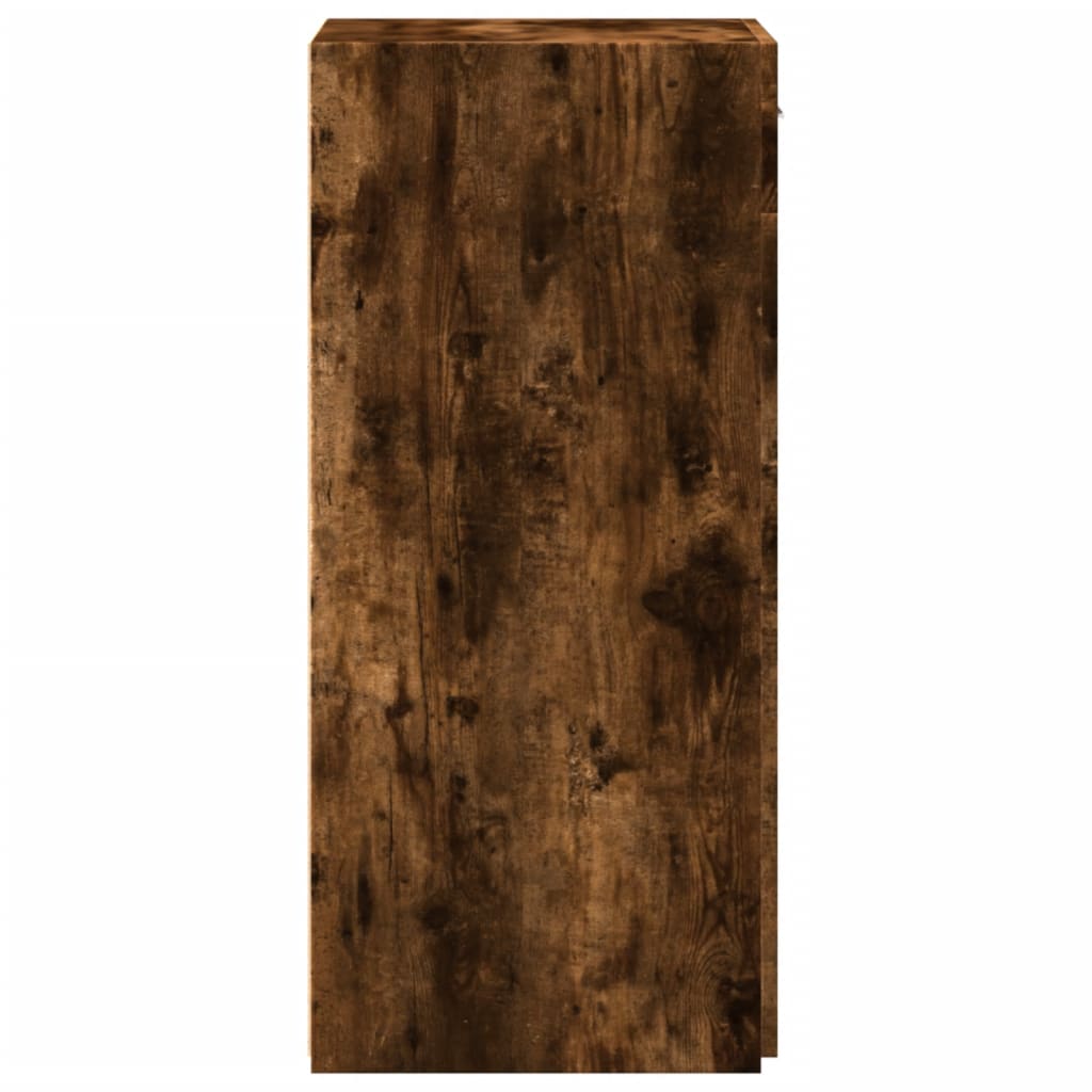 Dressoir 45x42,5x93 cm bewerkt hout gerookt eikenkleurig is nu te koop bij PeponiXL, paradijselijk wonen!