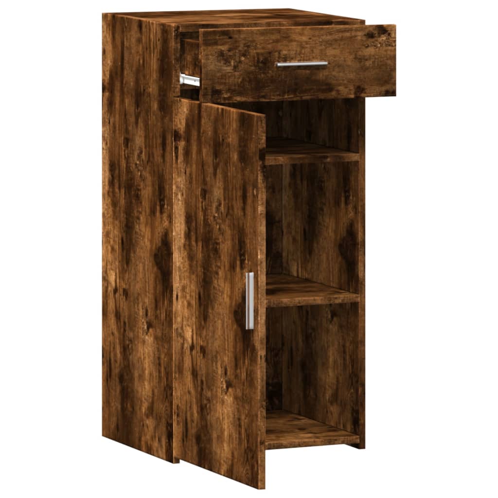 Dressoir 45x42,5x93 cm bewerkt hout gerookt eikenkleurig is nu te koop bij PeponiXL, paradijselijk wonen!