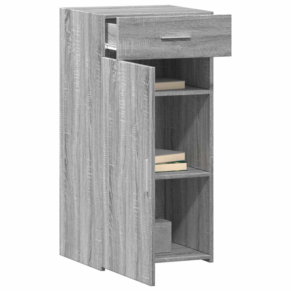 Dressoir 45x42,5x93 cm bewerkt hout grijs sonoma eikenkleurig is nu te koop bij PeponiXL, paradijselijk wonen!