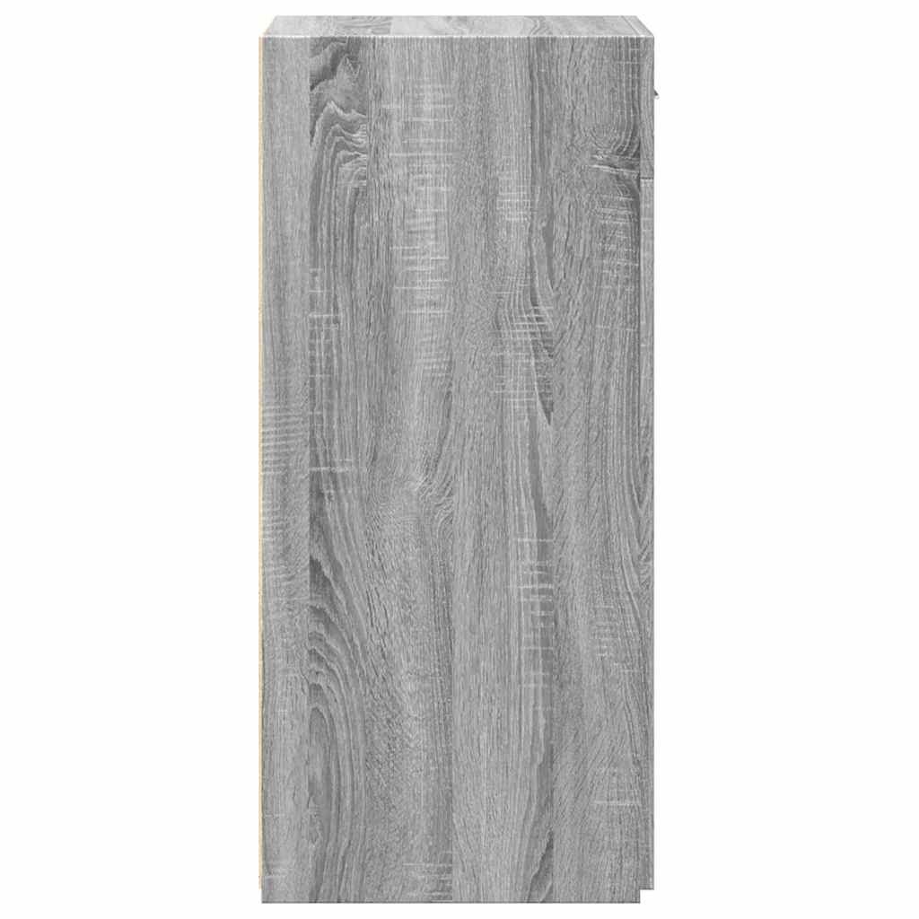 Dressoir 45x42,5x93 cm bewerkt hout grijs sonoma eikenkleurig is nu te koop bij PeponiXL, paradijselijk wonen!
