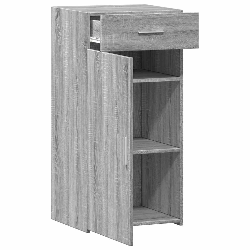 Dressoir 45x42,5x93 cm bewerkt hout grijs sonoma eikenkleurig is nu te koop bij PeponiXL, paradijselijk wonen!