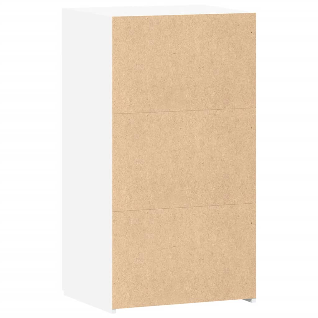 Dressoir 50x42,5x93 cm bewerkt hout wit is nu te koop bij PeponiXL, paradijselijk wonen!