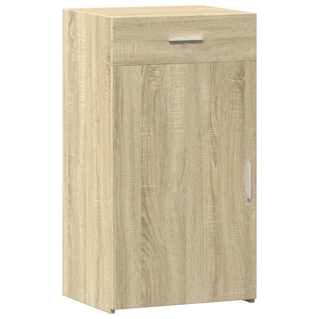 Dressoir 50x42,5x93 cm bewerkt hout sonoma eikenkleurig is nu te koop bij PeponiXL, paradijselijk wonen!