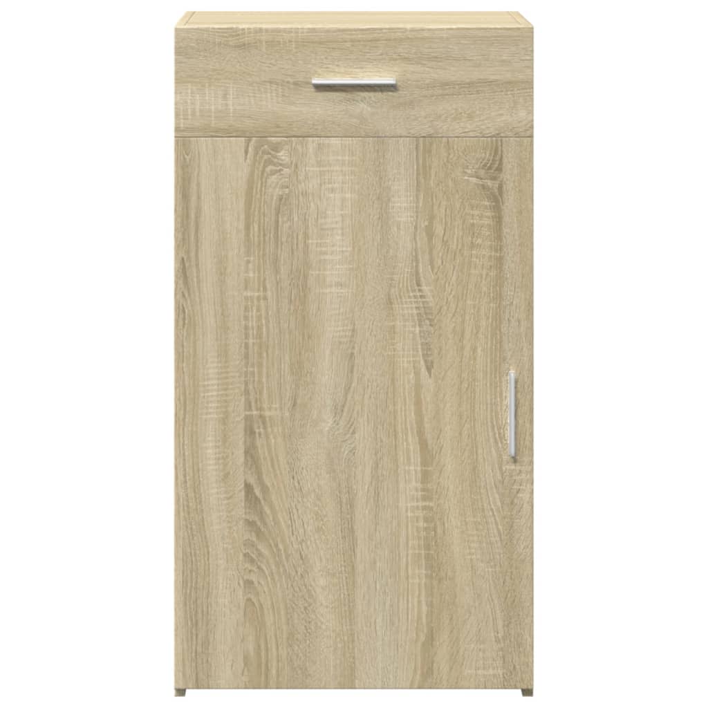 Dressoir 50x42,5x93 cm bewerkt hout sonoma eikenkleurig is nu te koop bij PeponiXL, paradijselijk wonen!