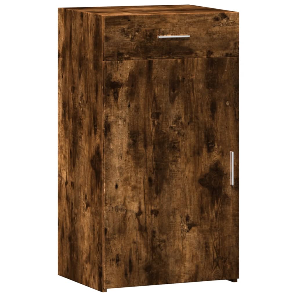 Dressoir 50x42,5x93 cm bewerkt hout gerookt eikenkleurig is nu te koop bij PeponiXL, paradijselijk wonen!