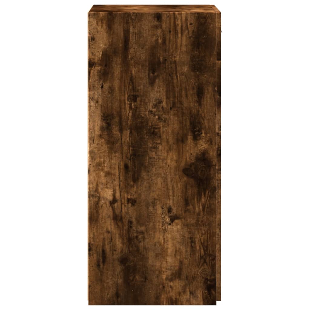 Dressoir 50x42,5x93 cm bewerkt hout gerookt eikenkleurig is nu te koop bij PeponiXL, paradijselijk wonen!