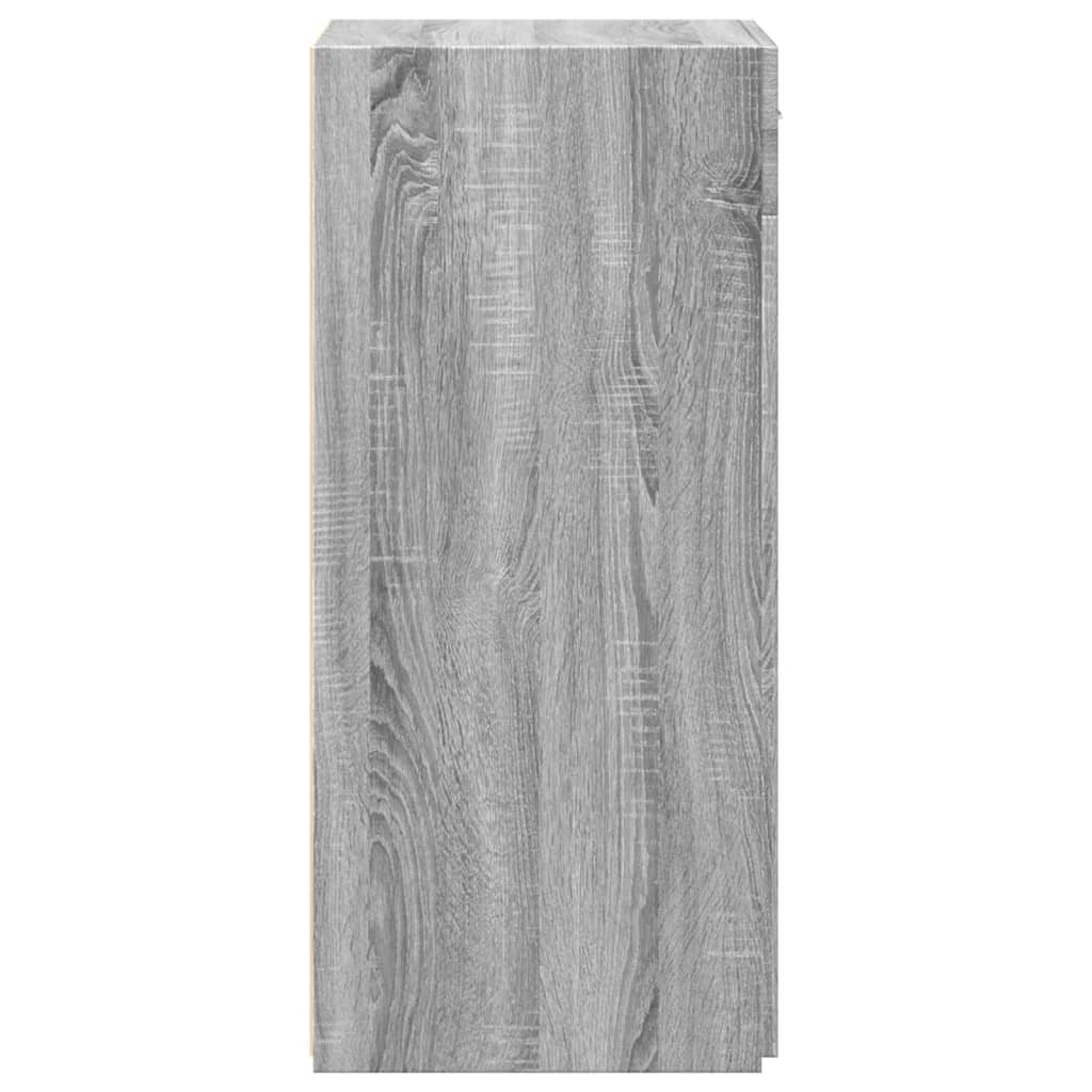 Dressoir 50x42,5x93 cm bewerkt hout grijs sonoma eikenkleurig is nu te koop bij PeponiXL, paradijselijk wonen!