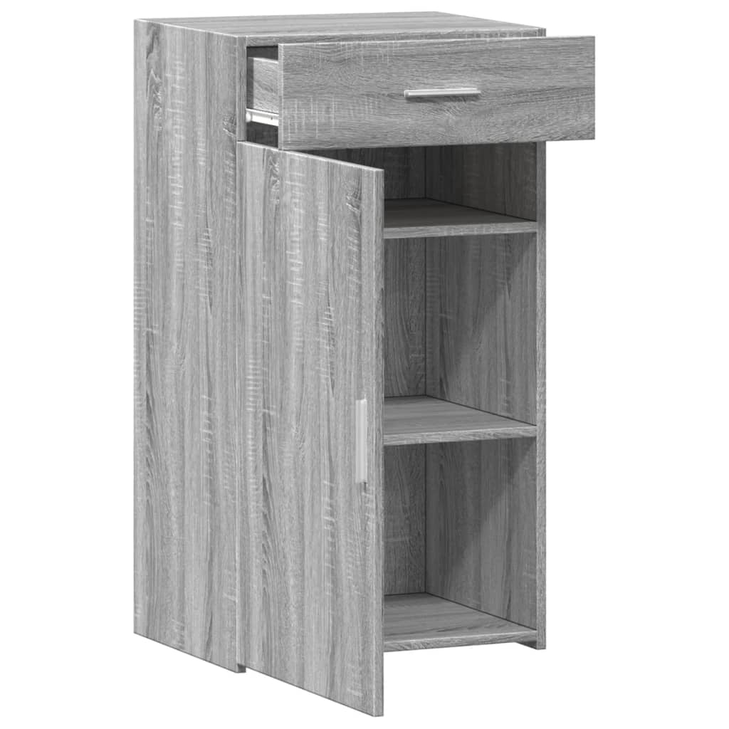 Dressoir 50x42,5x93 cm bewerkt hout grijs sonoma eikenkleurig is nu te koop bij PeponiXL, paradijselijk wonen!
