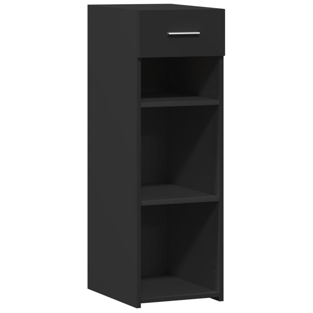 Dressoir 30x42,5x93 cm bewerkt hout zwart is nu te koop bij PeponiXL, paradijselijk wonen!