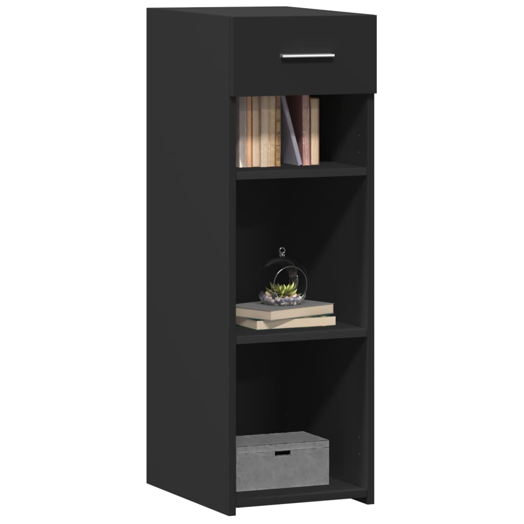 Dressoir 30x42,5x93 cm bewerkt hout zwart is nu te koop bij PeponiXL, paradijselijk wonen!