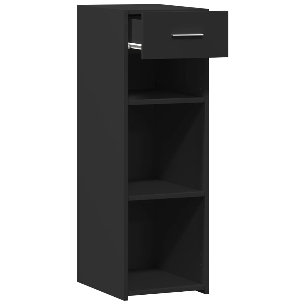 Dressoir 30x42,5x93 cm bewerkt hout zwart is nu te koop bij PeponiXL, paradijselijk wonen!